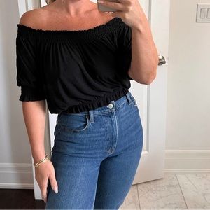 Off the Shoulder zara shirt